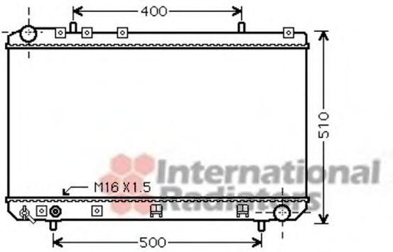 Imagine Radiator, racire motor VAN WEZEL 81002086