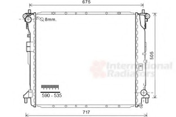 Imagine Radiator, racire motor VAN WEZEL 81002103