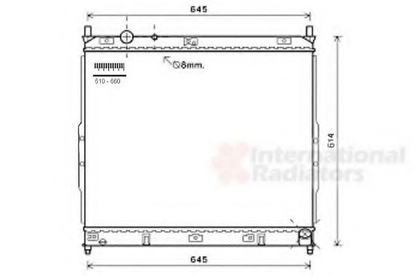 Imagine Radiator, racire motor VAN WEZEL 81002122