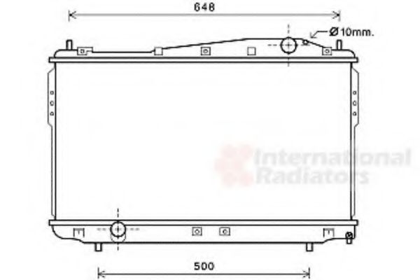 Imagine Radiator, racire motor VAN WEZEL 81002136