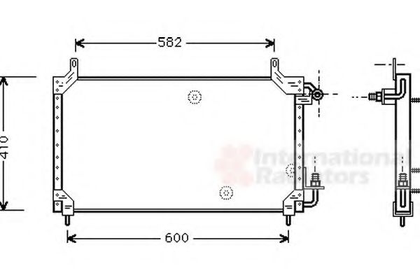 Imagine Condensator, climatizare VAN WEZEL 81005006