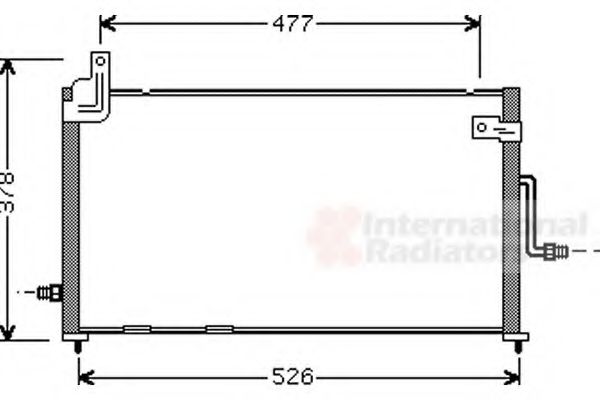 Imagine Condensator, climatizare VAN WEZEL 81005044