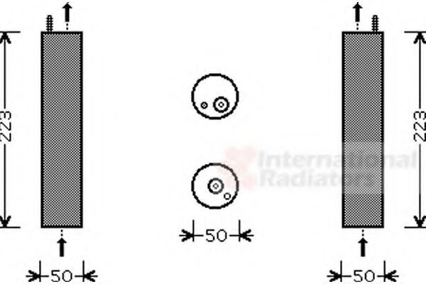 Imagine uscator,aer conditionat VAN WEZEL 8100D057