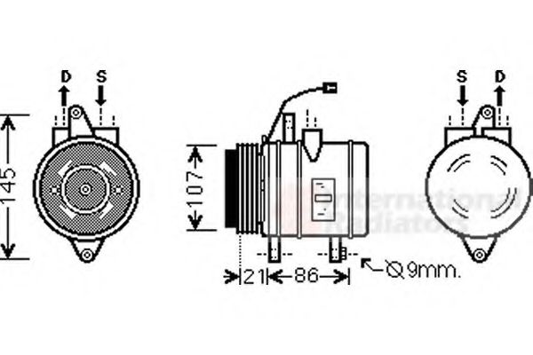 Imagine Compresor, climatizare VAN WEZEL 8100K079