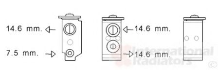 Imagine Supapa expansiune, clima VAN WEZEL 82001364