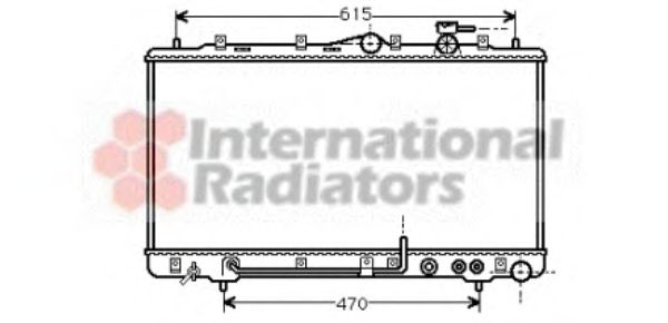 Imagine Radiator, racire motor VAN WEZEL 82002033