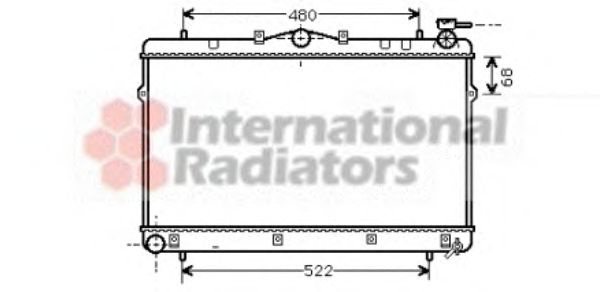 Imagine Radiator, racire motor VAN WEZEL 82002043