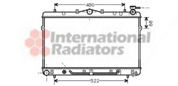 Imagine Radiator, racire motor VAN WEZEL 82002044