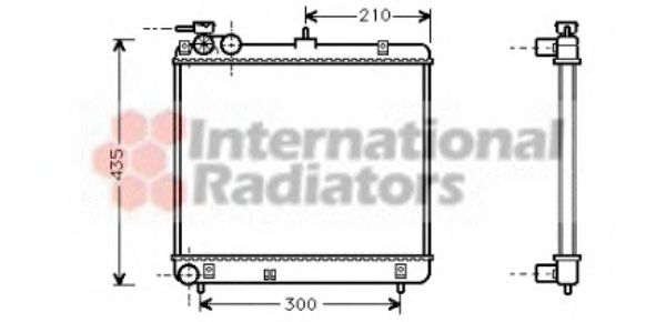 Imagine Radiator, racire motor VAN WEZEL 82002051