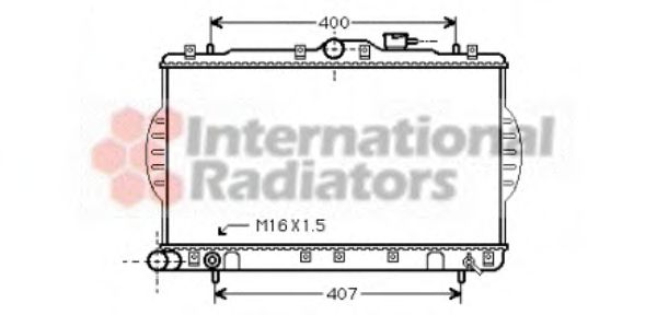 Imagine Radiator, racire motor VAN WEZEL 82002088