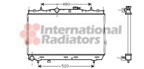 Imagine Radiator, racire motor VAN WEZEL 82002095