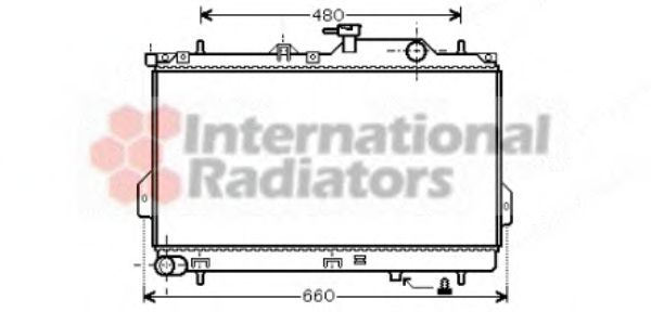 Imagine Radiator, racire motor VAN WEZEL 82002098