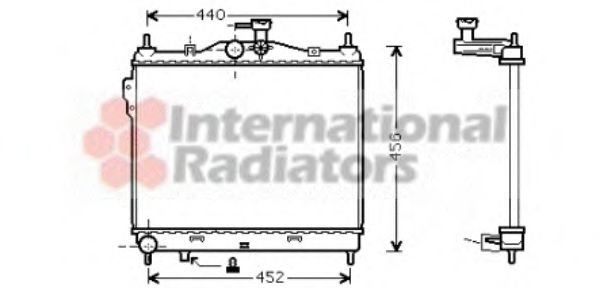 Imagine Radiator, racire motor VAN WEZEL 82002101