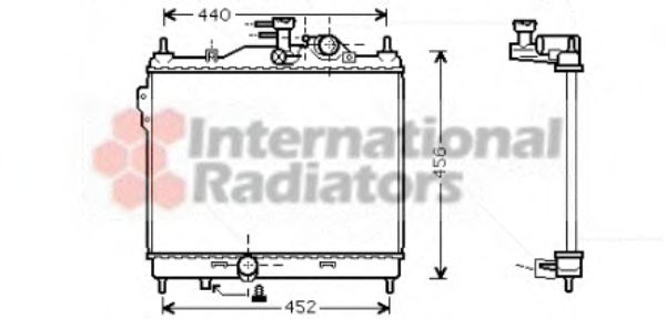 Imagine Radiator, racire motor VAN WEZEL 82002103