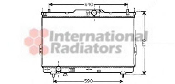 Imagine Radiator, racire motor VAN WEZEL 82002113