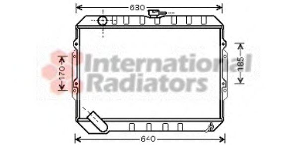 Imagine Radiator, racire motor VAN WEZEL 82002133