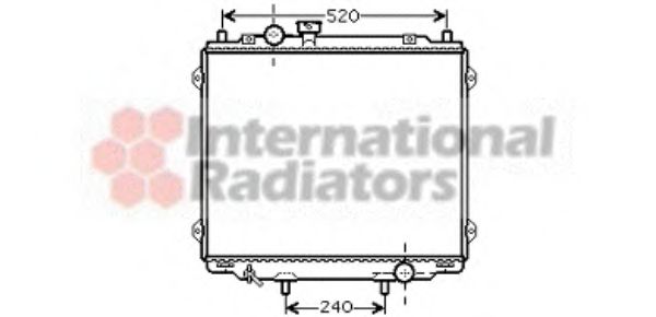 Imagine Radiator, racire motor VAN WEZEL 82002145