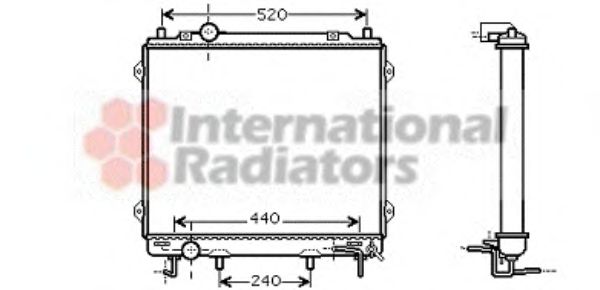 Imagine Radiator, racire motor VAN WEZEL 82002146