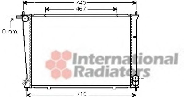 Imagine Radiator, racire motor VAN WEZEL 82002148