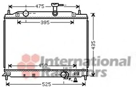 Imagine Radiator, racire motor VAN WEZEL 82002170