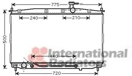 Imagine Radiator, racire motor VAN WEZEL 82002174