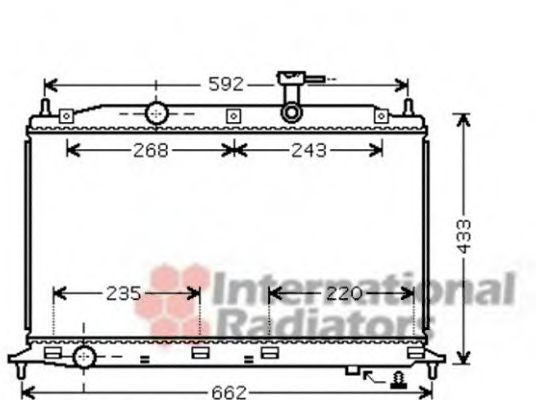 Imagine Radiator, racire motor VAN WEZEL 82002188