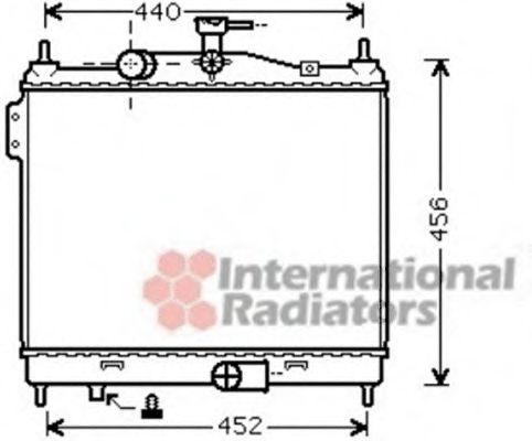 Imagine Radiator, racire motor VAN WEZEL 82002206