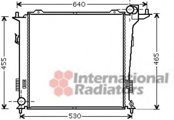 Imagine Radiator, racire motor VAN WEZEL 82002207