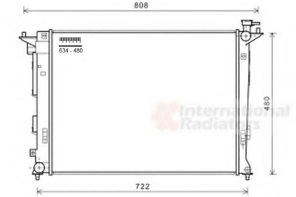 Imagine Radiator, racire motor VAN WEZEL 82002285