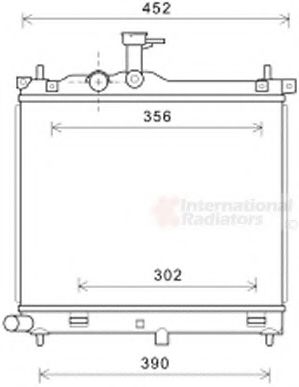 Imagine Radiator, racire motor VAN WEZEL 82002291