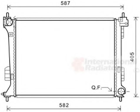 Imagine Radiator, racire motor VAN WEZEL 82002302