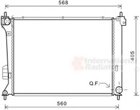 Imagine Radiator, racire motor VAN WEZEL 82002309