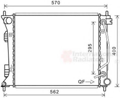 Imagine Radiator, racire motor VAN WEZEL 82002433