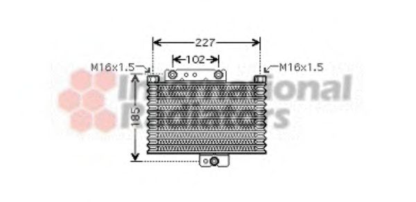 Imagine Radiator ulei, ulei motor VAN WEZEL 82003150