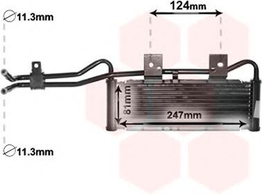 Imagine Radiator ulei, ulei motor VAN WEZEL 82003330