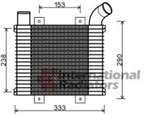 Imagine Intercooler, compresor VAN WEZEL 82004225