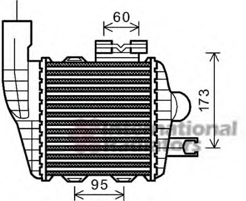 Imagine Intercooler, compresor VAN WEZEL 82004226