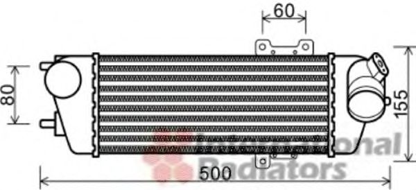 Imagine Intercooler, compresor VAN WEZEL 82004227