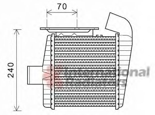 Imagine Intercooler, compresor VAN WEZEL 82004231