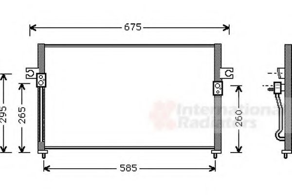 Imagine Condensator, climatizare VAN WEZEL 82005058