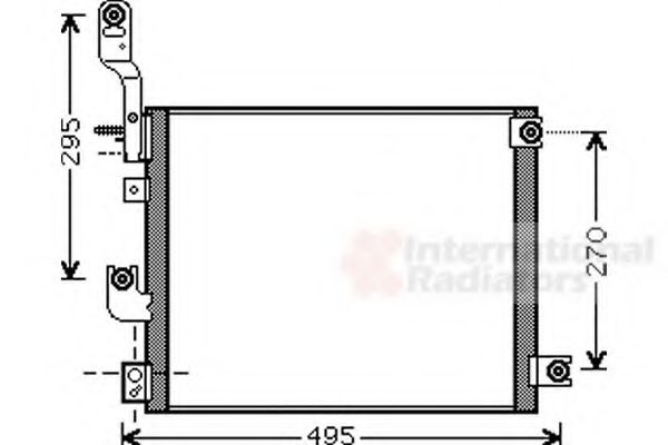 Imagine Condensator, climatizare VAN WEZEL 82005194