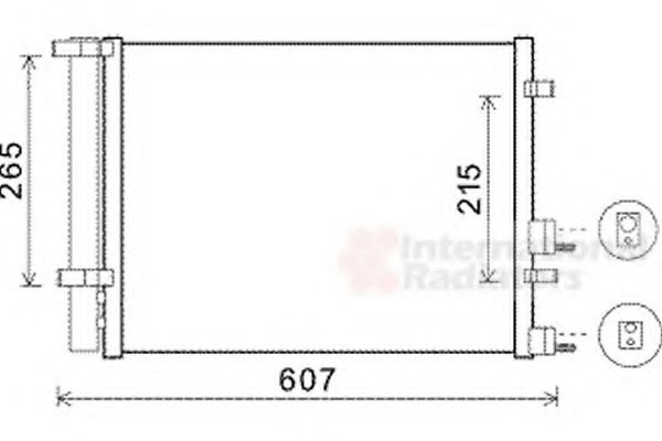 Imagine Condensator, climatizare VAN WEZEL 82005244