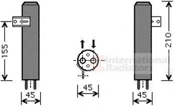 Imagine uscator,aer conditionat VAN WEZEL 8200D157