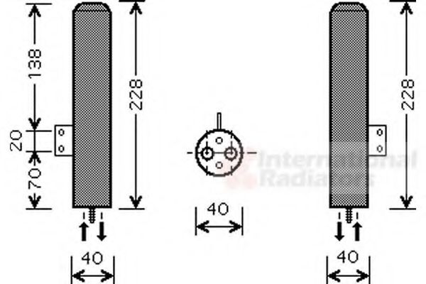 Imagine uscator,aer conditionat VAN WEZEL 8200D193