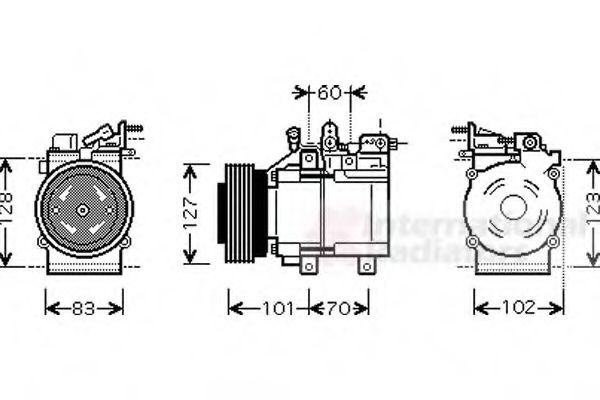 Imagine Compresor, climatizare VAN WEZEL 8200K123