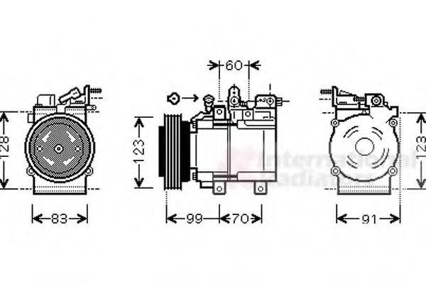 Imagine Compresor, climatizare VAN WEZEL 8200K138