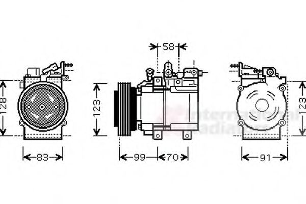 Imagine Compresor, climatizare VAN WEZEL 8200K197