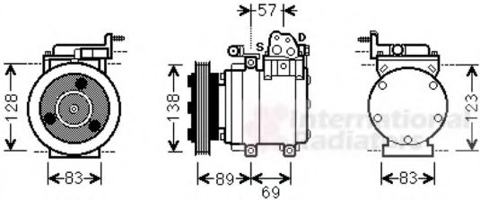 Imagine Compresor, climatizare VAN WEZEL 8200K260