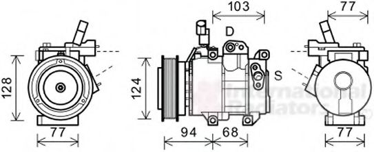 Imagine Compresor, climatizare VAN WEZEL 8200K318