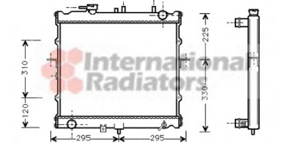 Imagine Radiator, racire motor VAN WEZEL 83002022